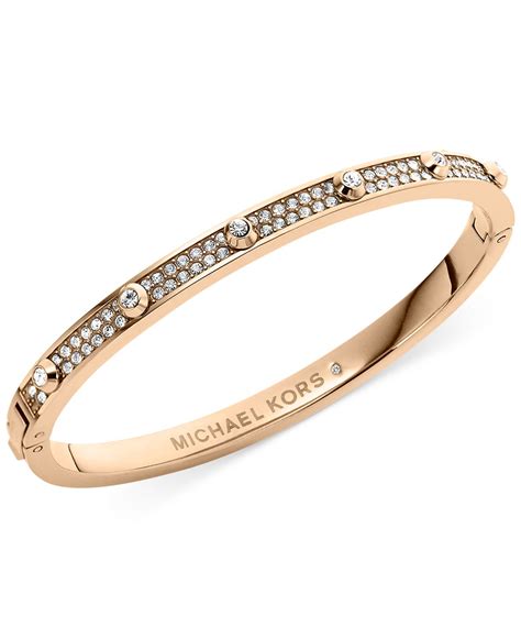 michael kors herren bracelet rose gold|Michael Kors rose gold bangle.